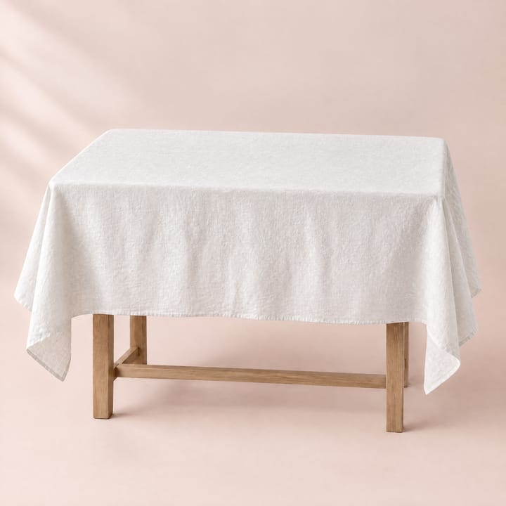 The Pure Linen Tablecloth, White