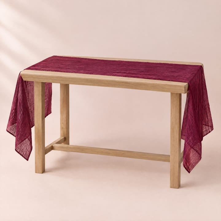 The Crinkled Cheesecloth Gauze Runner