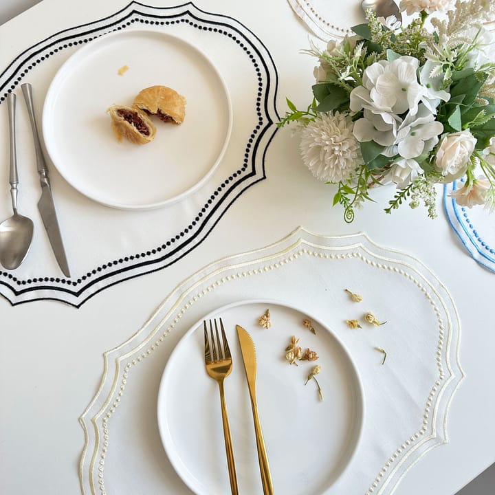 The Embroidered Frame Placemat