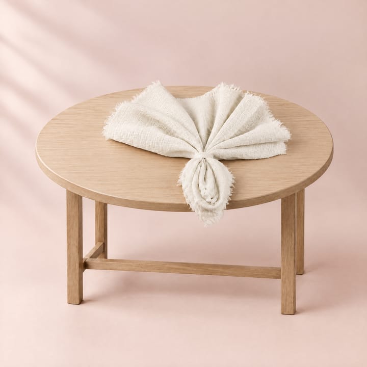 The Crinkled Gauze Napkin, Off white
