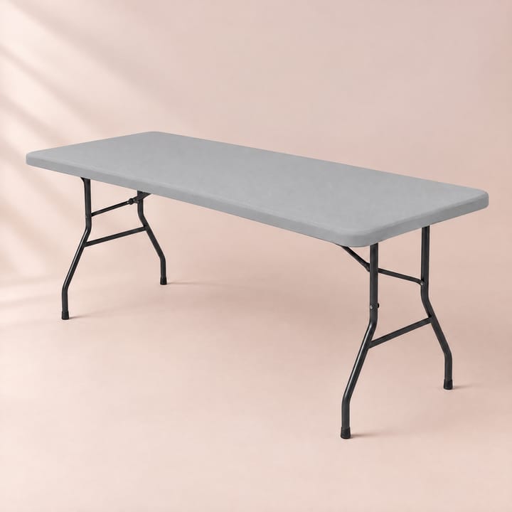 The Stretch Fitted Tablecloth, Light gray