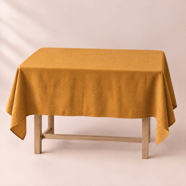 The Pure Linen Tablecloth, Turmeric