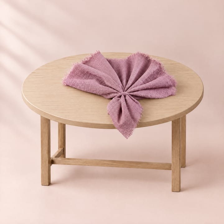 The Crinkled Gauze Napkin, Orchid