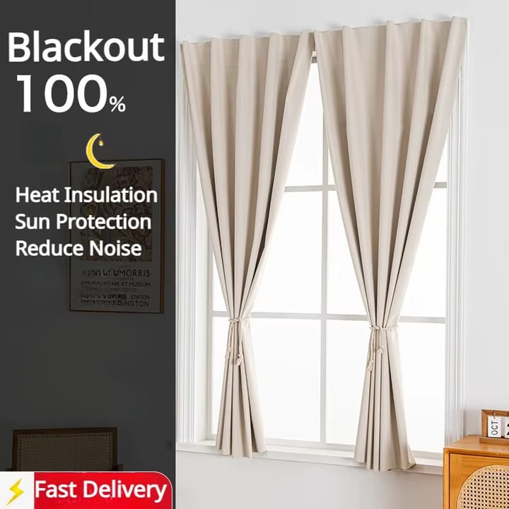 The Adhesive Blackout Curtain Panel