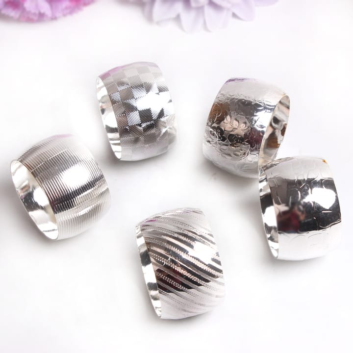 The Hammered Metal Napkin Ring