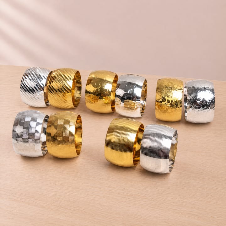 The Hammered Metal Napkin Ring