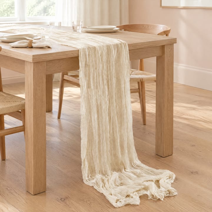 The Wrinkle Gauze Table Runner