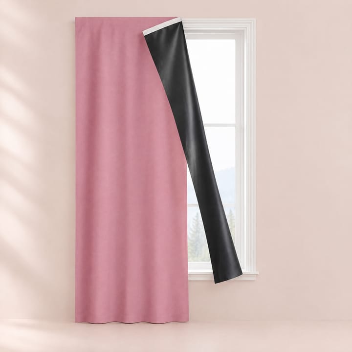 The Adhesive Blackout Curtain Panel, Pink