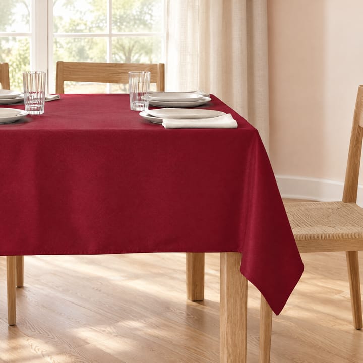 The Wine Red Christmas Tablecloth