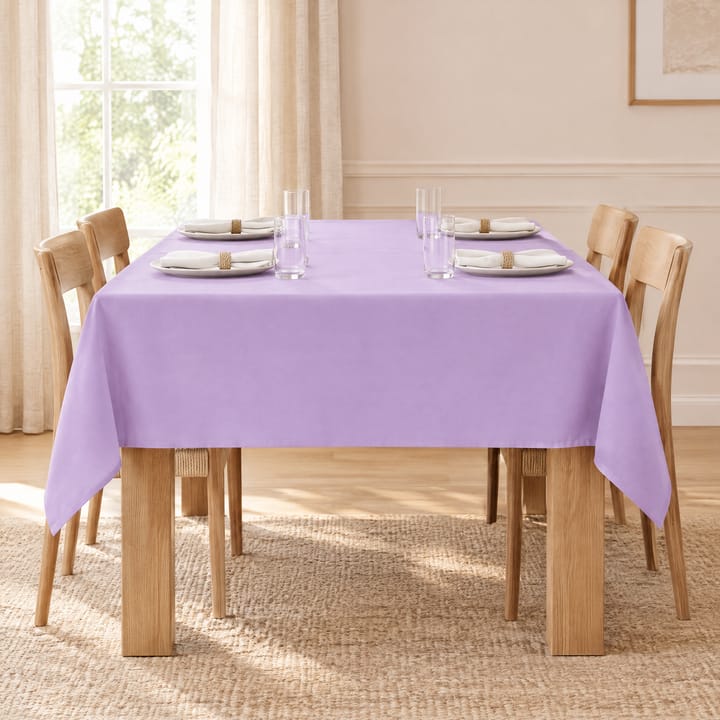 The Purple Polyester Weave Tablecloth