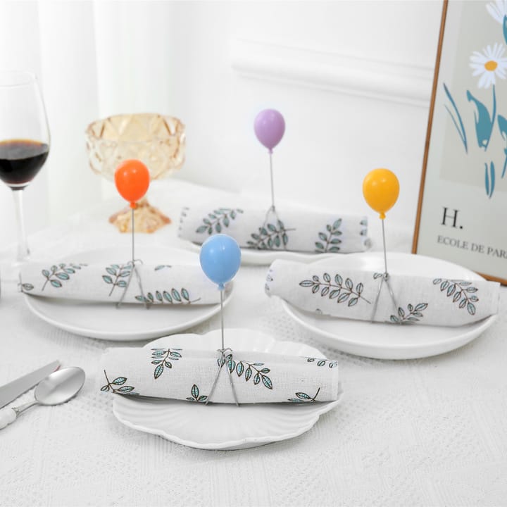 The Balloon Napkin Ring Set