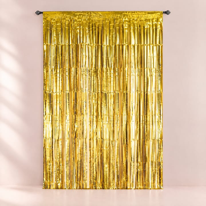 The Foil Fringe Backdrop Curtain