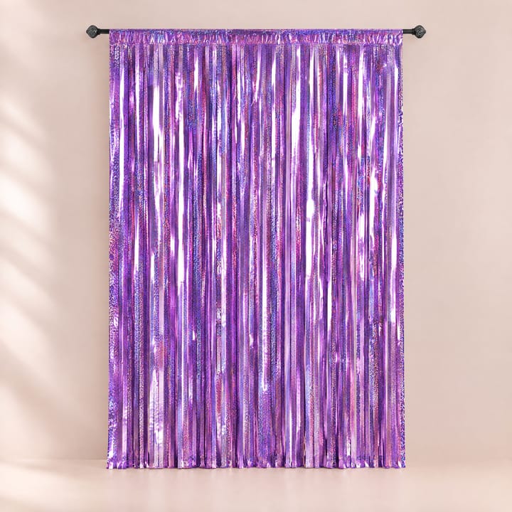 The Tinsel Foil Fringe Curtain, Laser purple