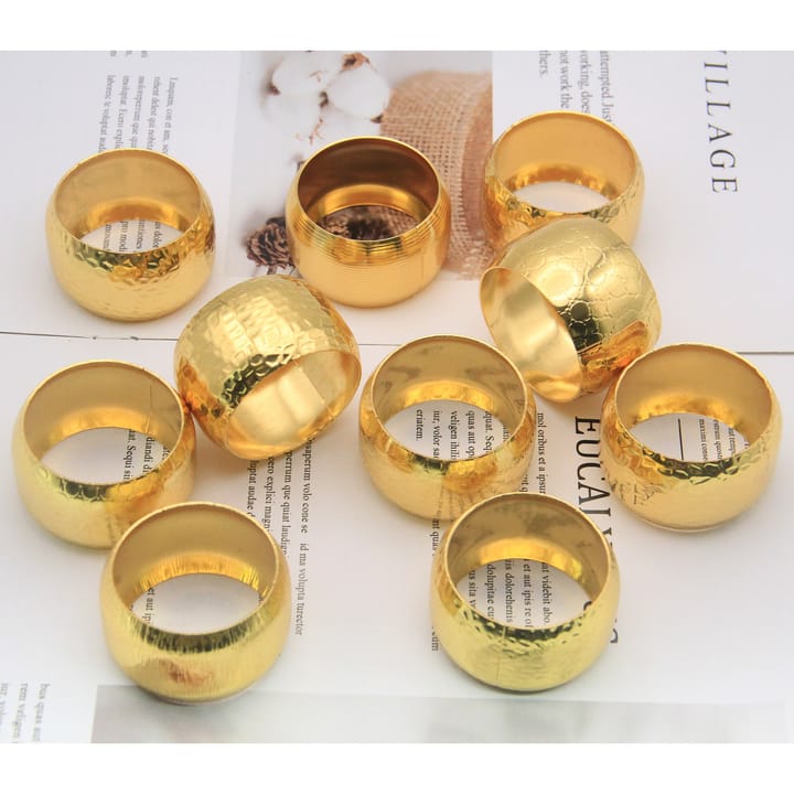 The Hammered Metal Napkin Ring