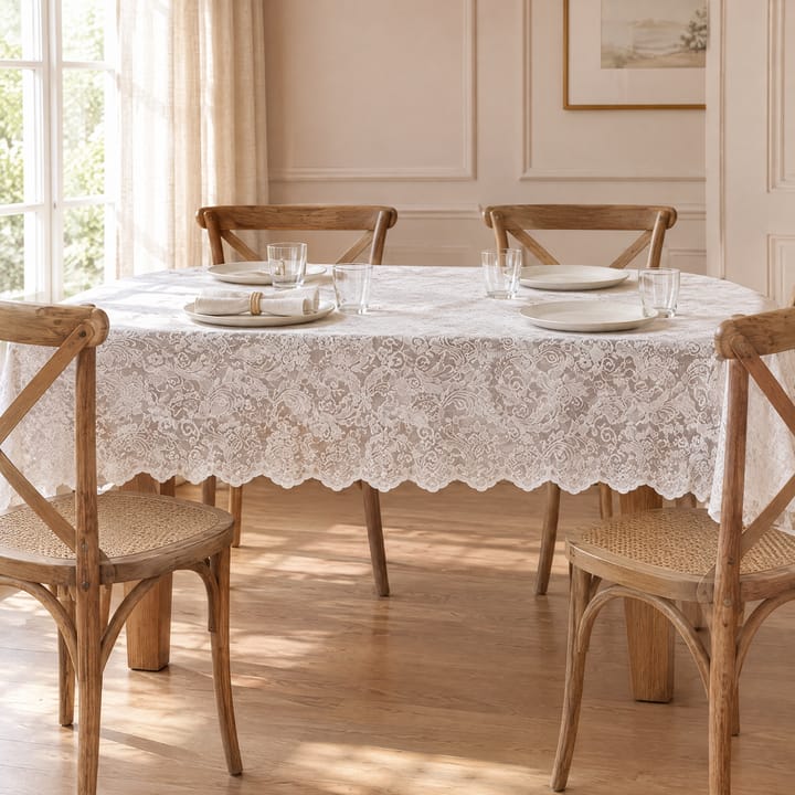 The Lace Jacquard Phoenix Tablecloth