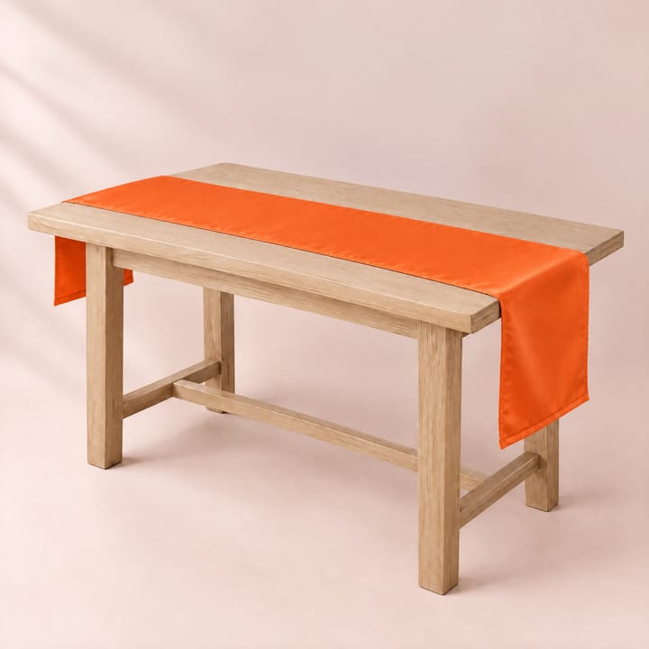 The Satin Table Runner, Orange