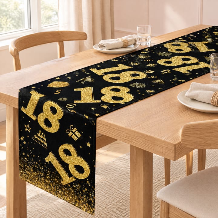 The Numbered Birthday Table Runner