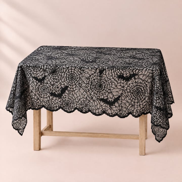 The Halloween Lace Tablecloth, 32 x 38 in