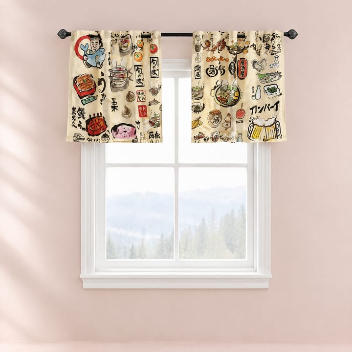 The Japanese Food Print Valance