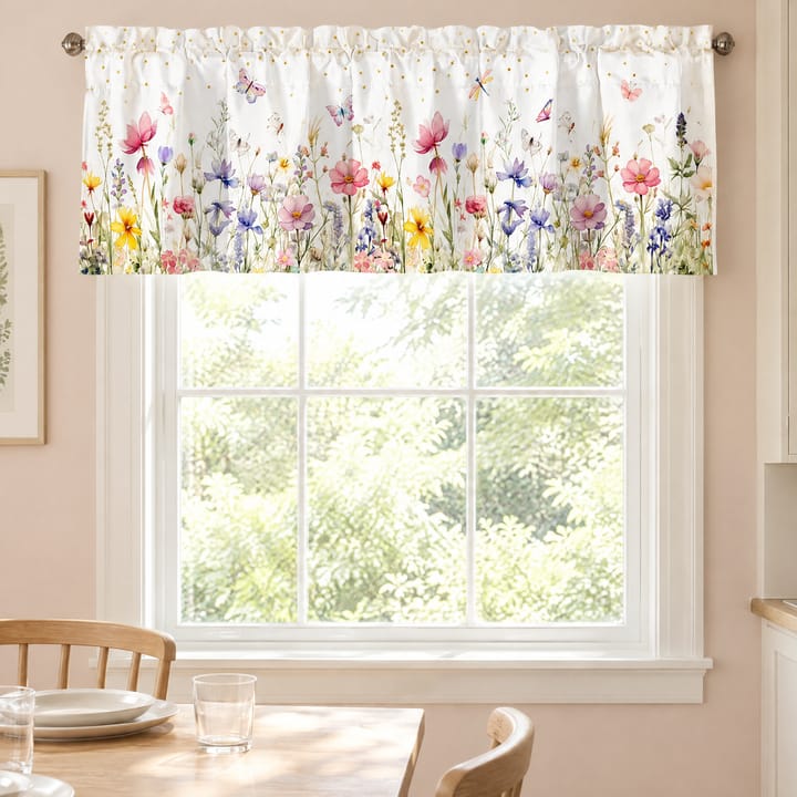 The Botanical Floral Print Valance